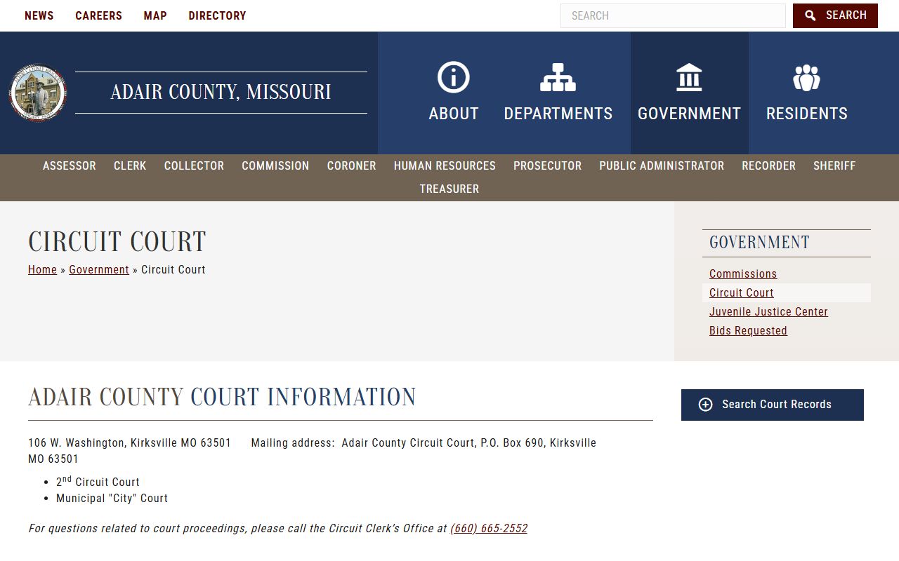 Lewis County court dockets 2nd Judicial Circuit overview